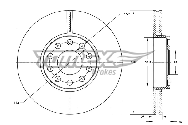 TOMEX Brakes TX 70-14...